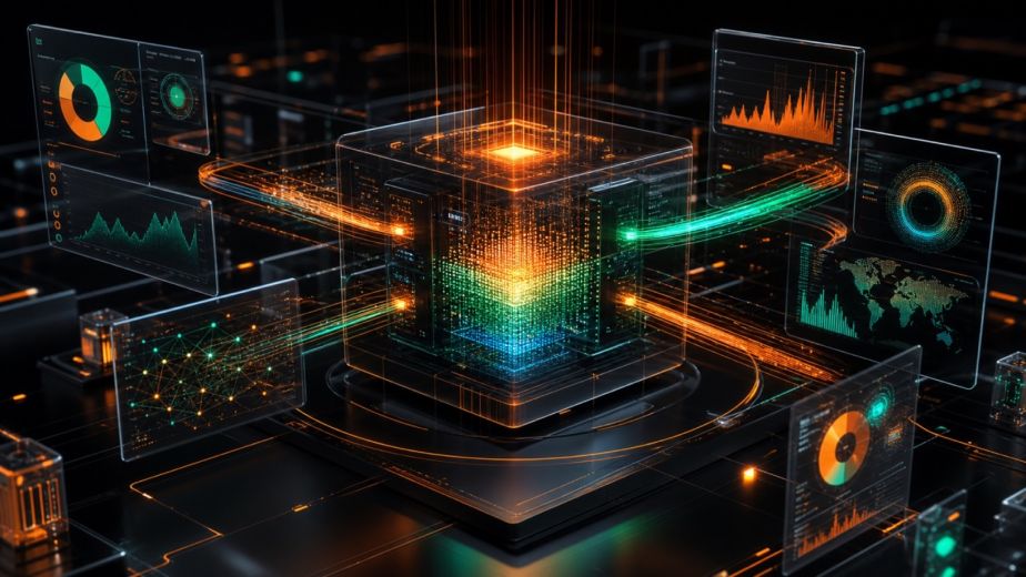 Analytics dashboards and data infrastructure supporting modern IT services in Manhattan