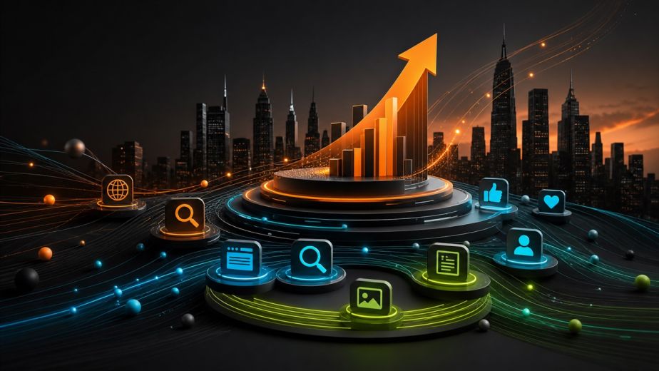 Digital platform rising through web design SEO and online marketing signals in NYC