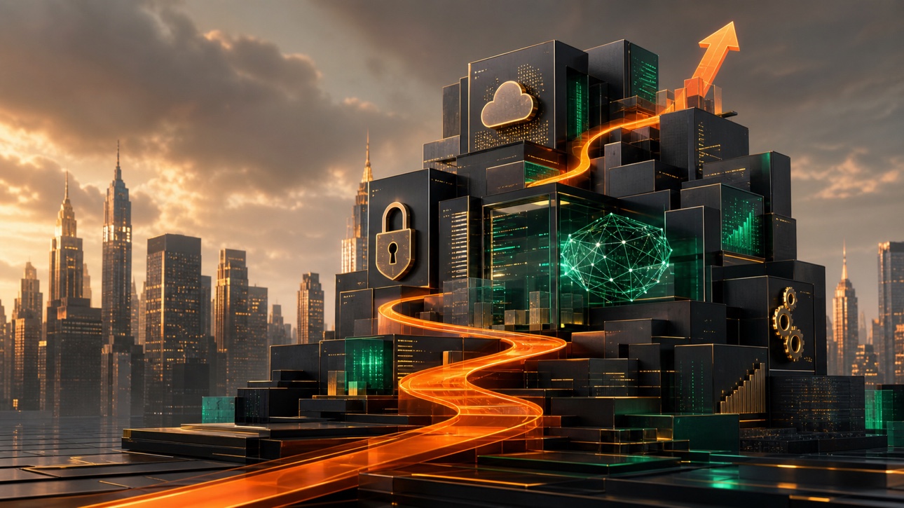 Cloud automation cybersecurity and data systems supporting business growth in Manhattan